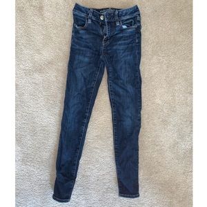 American Eagle 00 super super stretch jeans